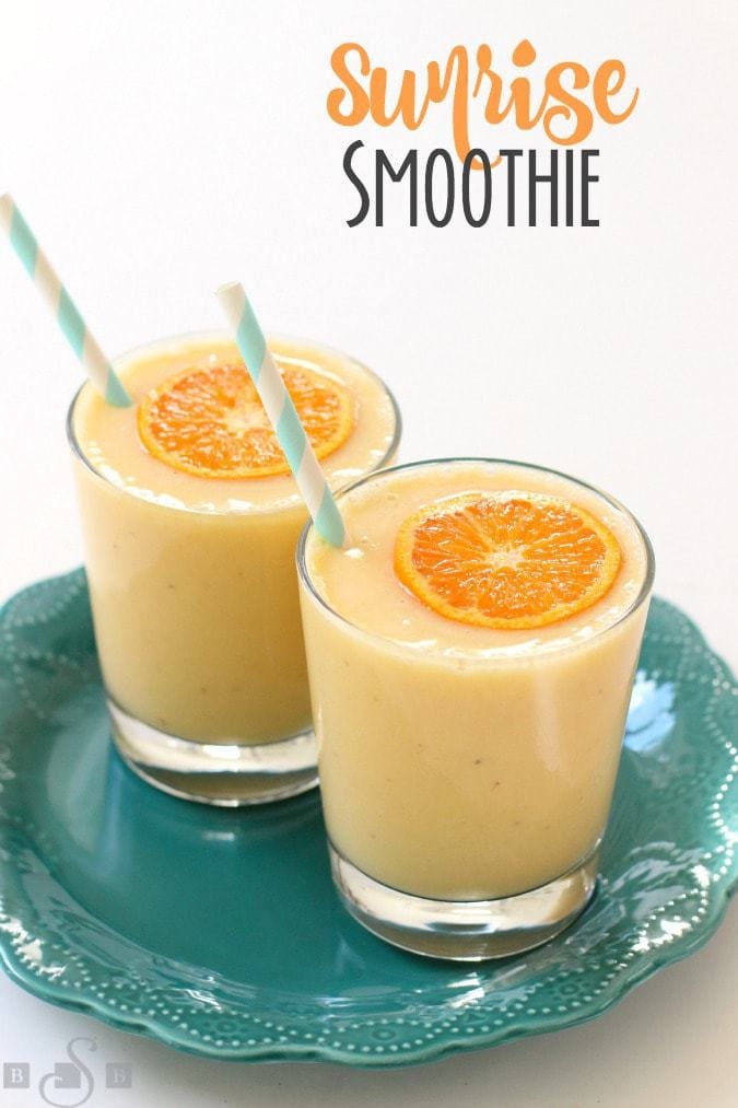 Sunrise Smoothie - Butter With A Side of Bread