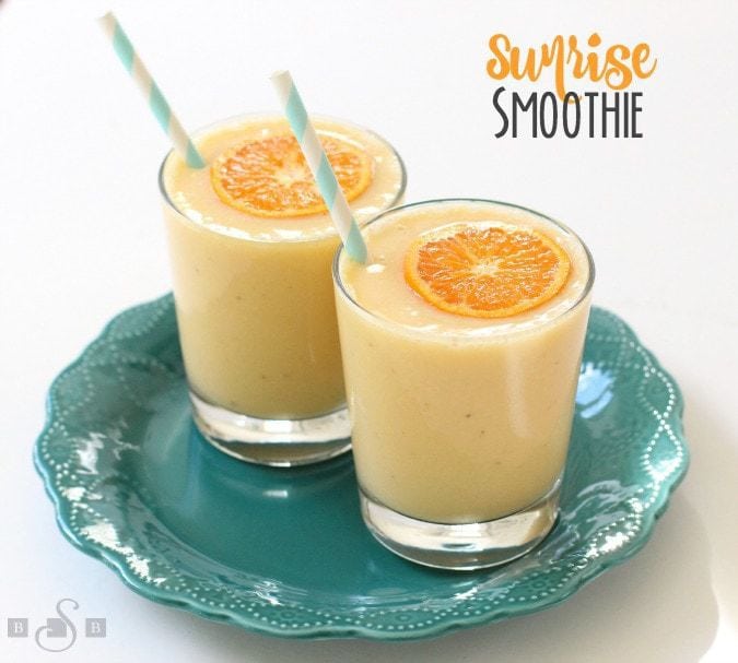 Sunrise Smoothie - Butter With A Side of Bread