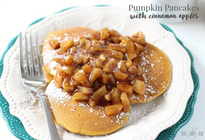 Pumpkin Pancakes - Butter With A Side of Bread #TheHolidayBox