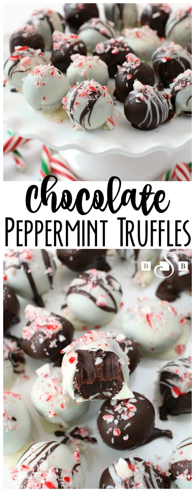 Truffles are a great holiday treat and these ones are no exception! The peppermint and chocolate flavors are so tasty together and always make us want more!