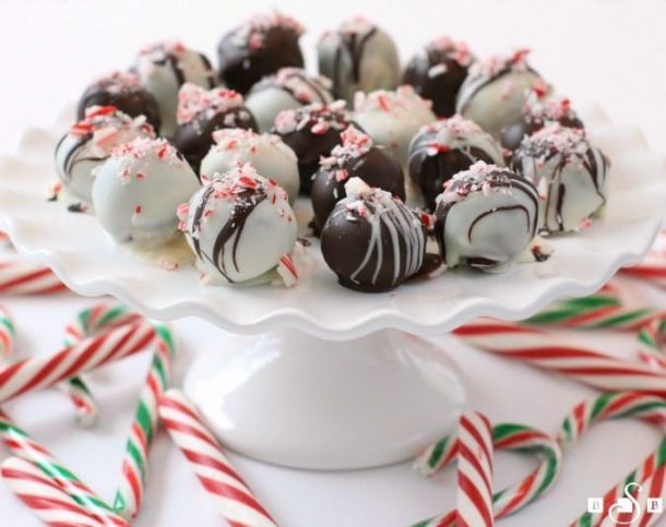 Chocolate Peppermint Truffles Butter With A Side Of Bread 