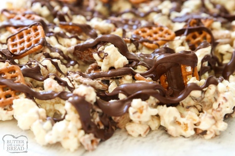 chocolate covered popcorn recipe