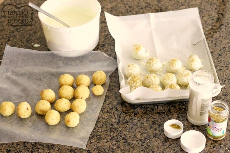 how to make lemon cake truffles