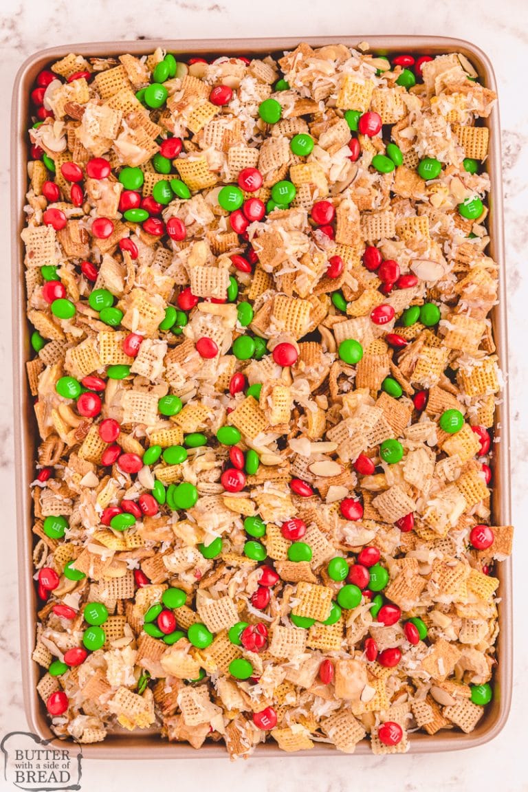 GOOEY HOLIDAY CHEX MIX - Butter with a Side of Bread