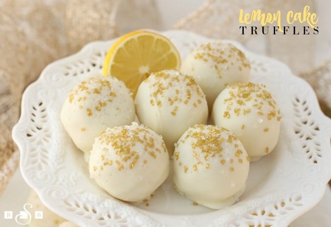 Lemon Cake Truffles - Butter With A Side of Bread