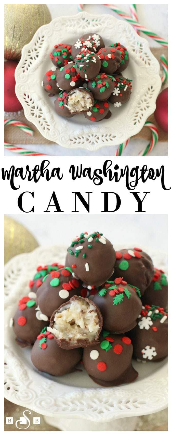Martha Washington Candy - Butter With A Side of Bread