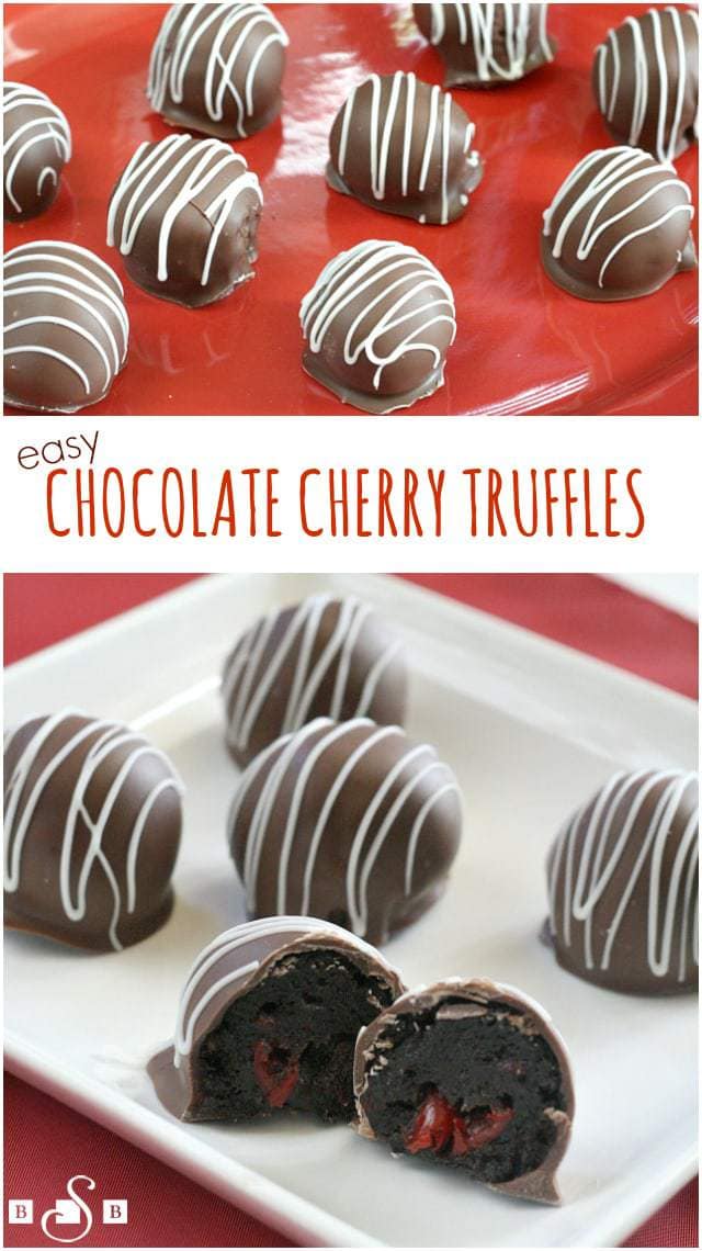 Easy Chocolate Cherry Truffles - Butter With a Side of Bread