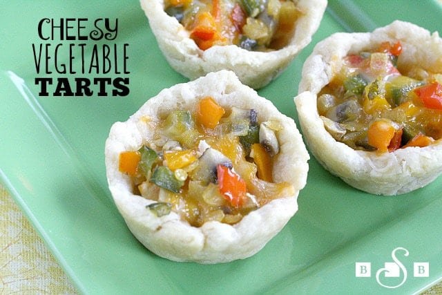 Cheesy Vegetable Tarts - Butter With a Side of Bread