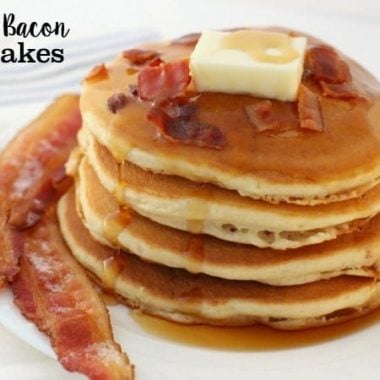 Maple Bacon Pancakes - Butter With A Side of Bread