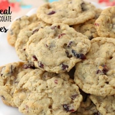 Oatmeal Cherry Chocolate Cookies - Butter With A Side of Bread