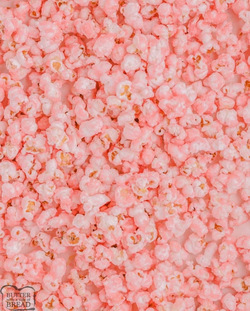 making old fashioned pink popcorn