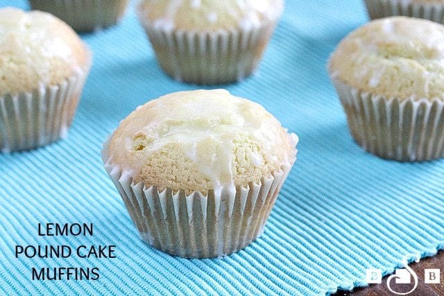 Lemon Pound Cake Muffins - Butter With a Side of Bread