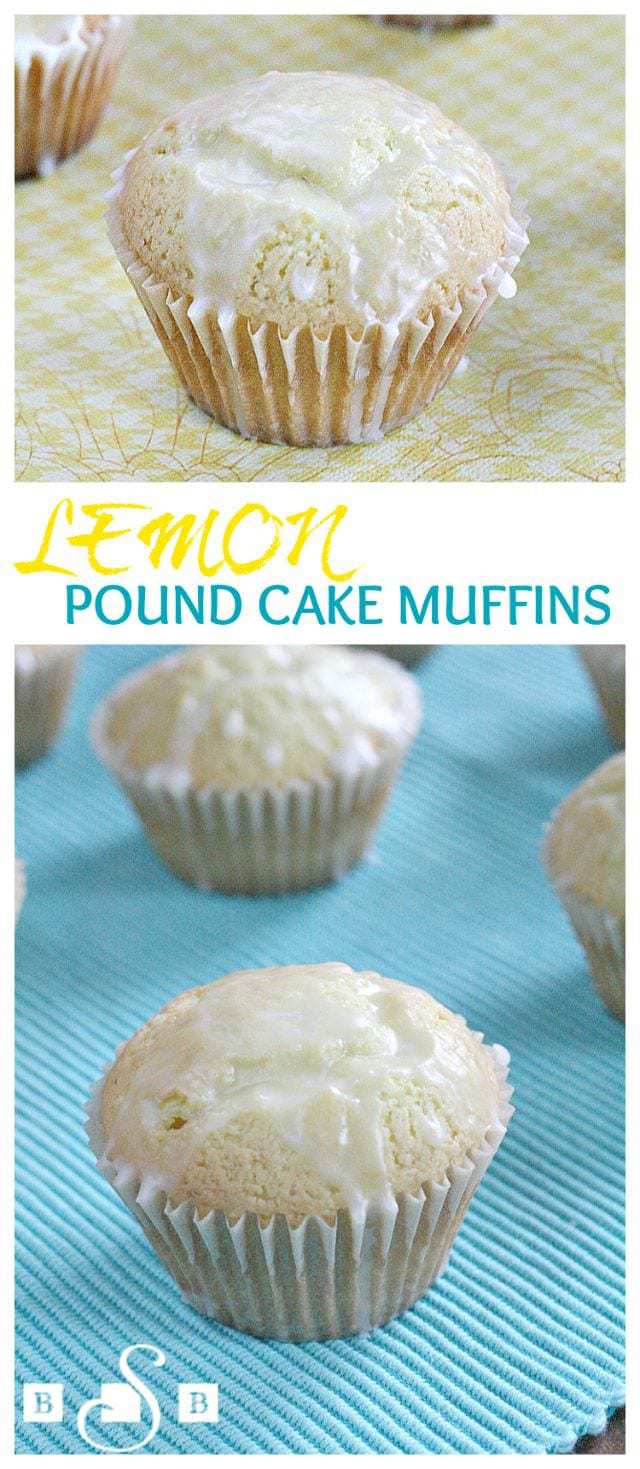 Lemon Pound Cake Muffins - Butter With a Side of Bread