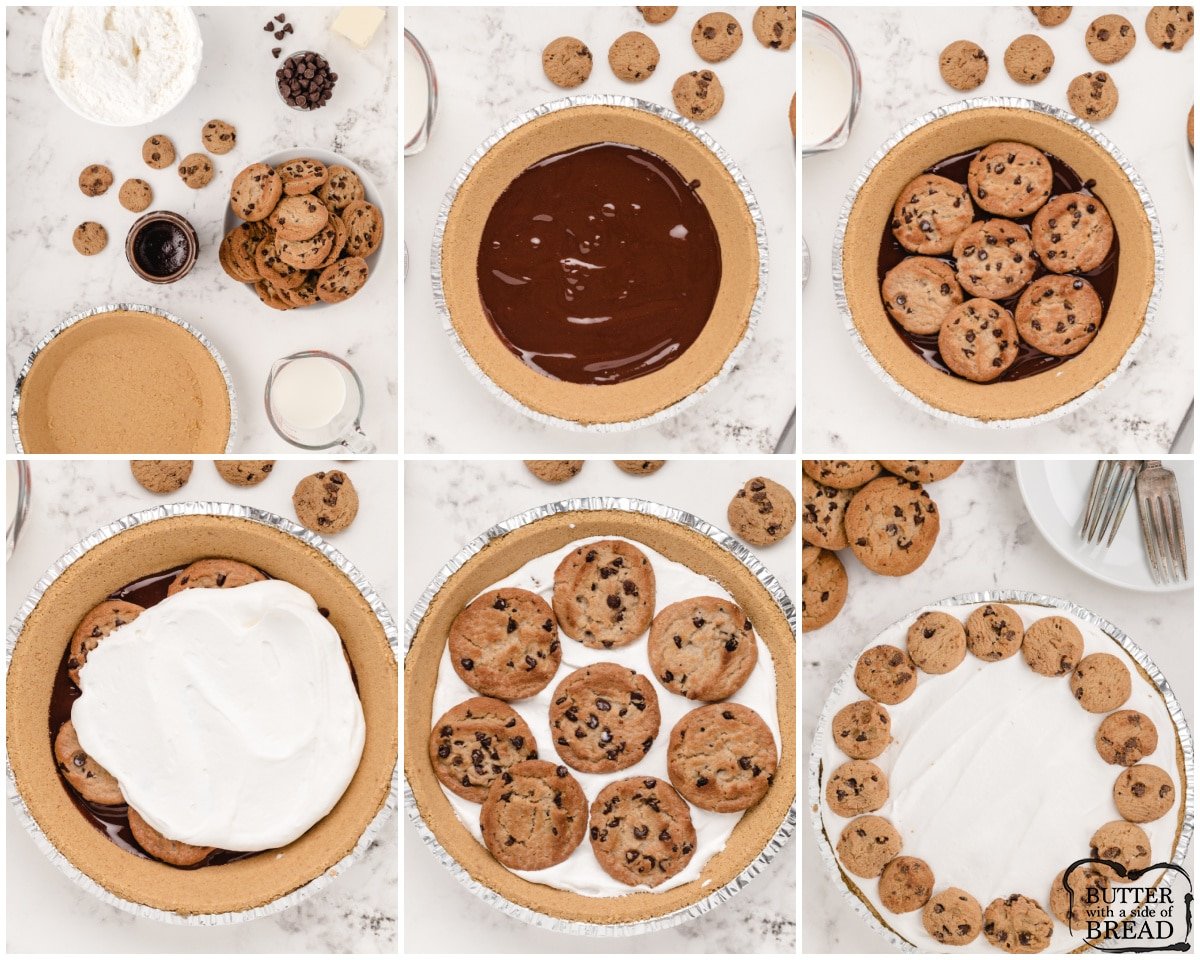 how to make a no bake cookie pie