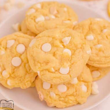 Soft Lemon Pudding Cookies