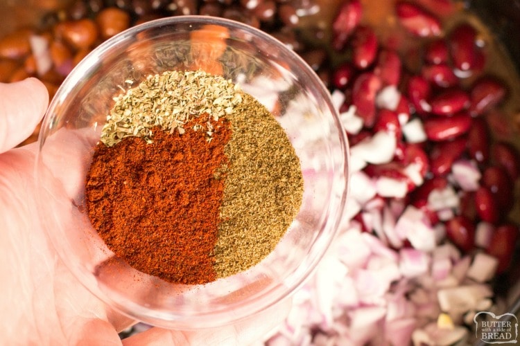 spices for chili recipe