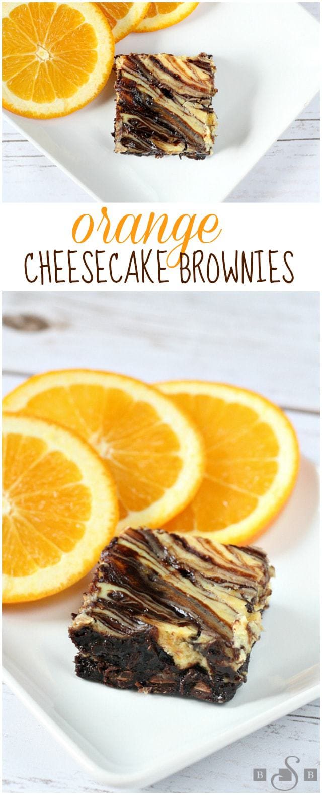 Orange Cheesecake Brownies - Butter With a Side of Bread