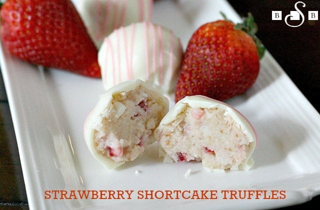 Strawberry Shortcake Truffles - Butter With a Side of Bread