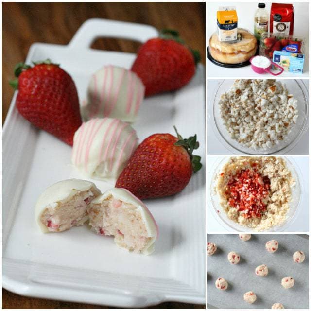 Strawberry Shortcake Truffles - Butter With a Side of Bread
