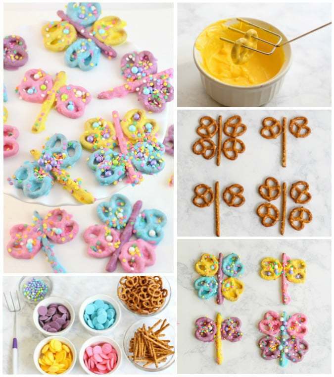 Butterfly Pretzels - Dragonfly Pretzels - Butter With A Side of Bread
