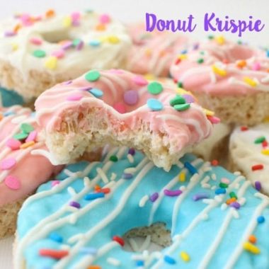 Donut Krispie Treats - Butter With A Side of Bread