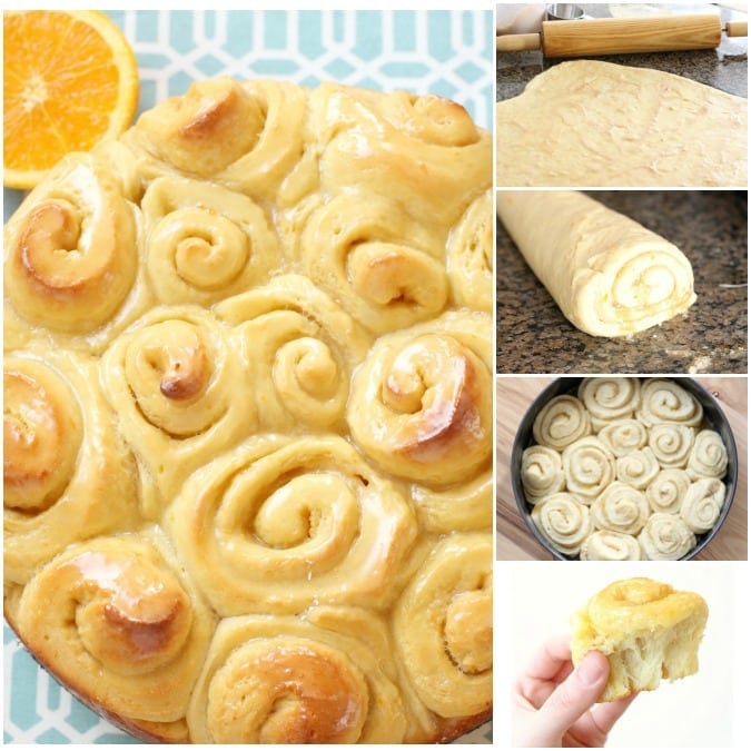 Sweet Orange Dinner Rolls are incredible homemade rolls with a bright, fresh orange flavor. Easy recipe for lightly glazed and perfectly sweet dinner rolls! 