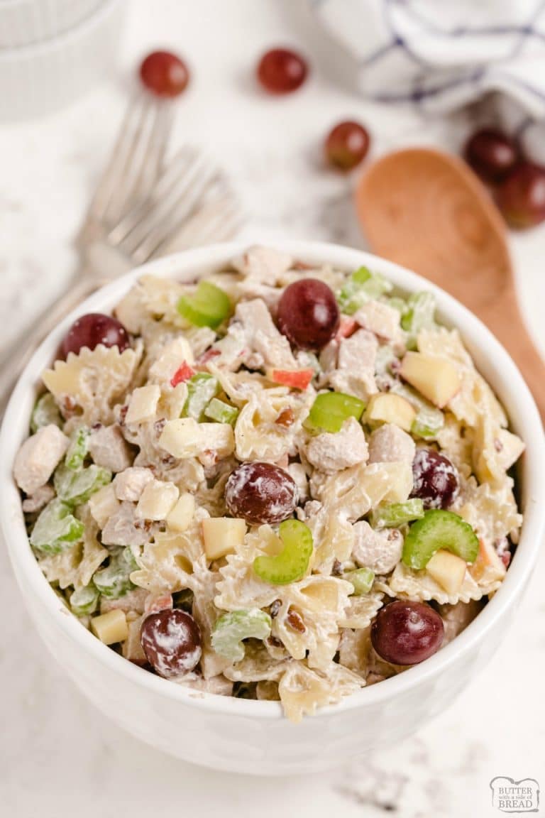 Cold Chicken Pasta Salad Recipe - Butter with a Side of Bread