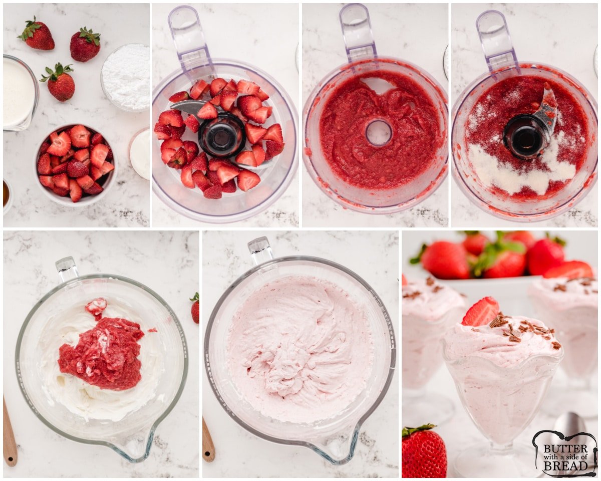 how to make strawberry mousse