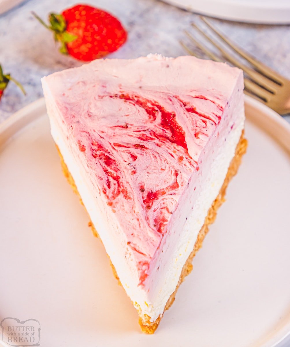 No Bake Strawberry Cheesecake 15