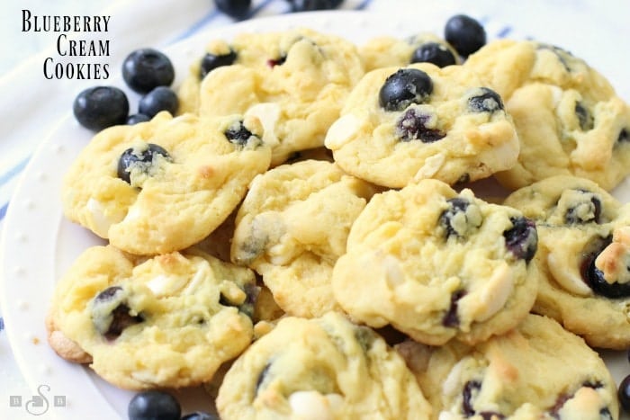 Blueberry Cream Cookies - Butter With A Side of Bread