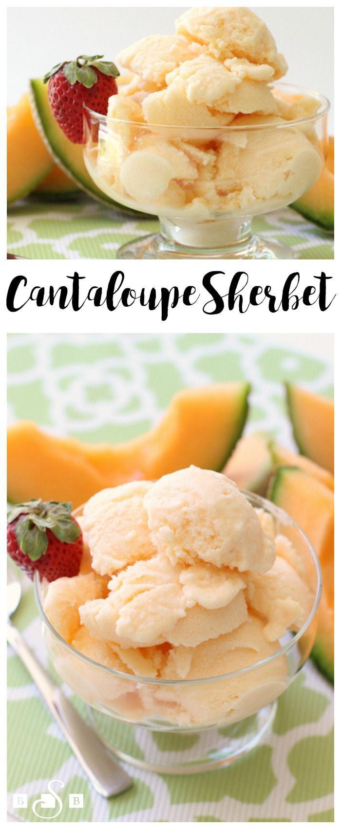 Cantaloupe Sherbet - Butter With A Side of Bread