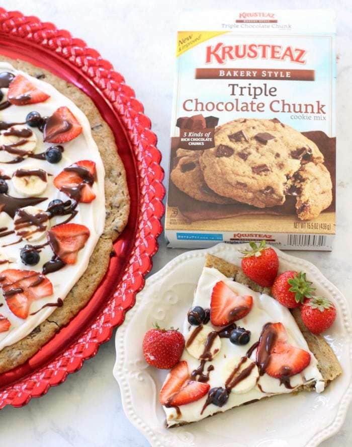 Cookie Pizza - Butter With A Side of Bread