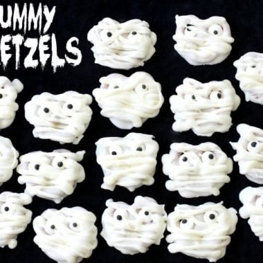 Halloween Mummy Pretzels - Butter With A Side of Bread