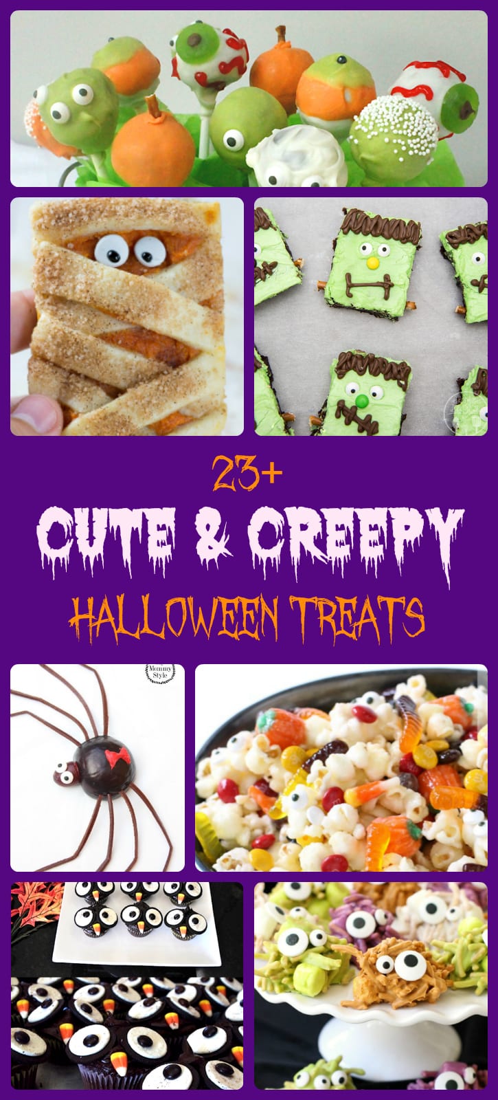 Halloween treats perfect for parties! Cute, creepy, spooky and DELICIOUS! Here are 23+ Halloween Treats you need to make this fall! Fun #Halloween #recipes from Butter With A Side of Bread