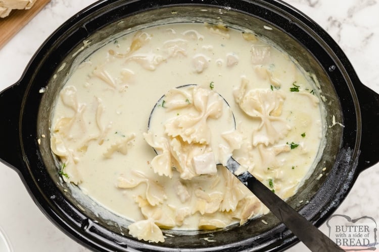 Crockpot chicken alfredo soup recipe