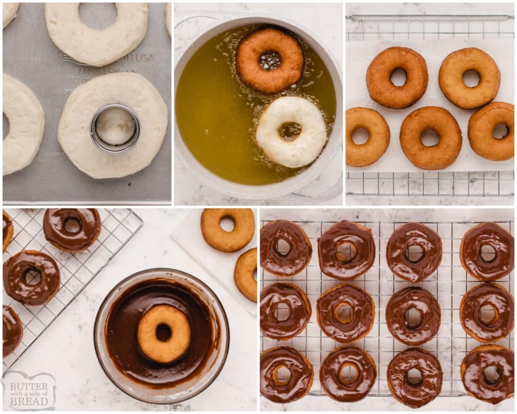 how to make easy biscuit donuts