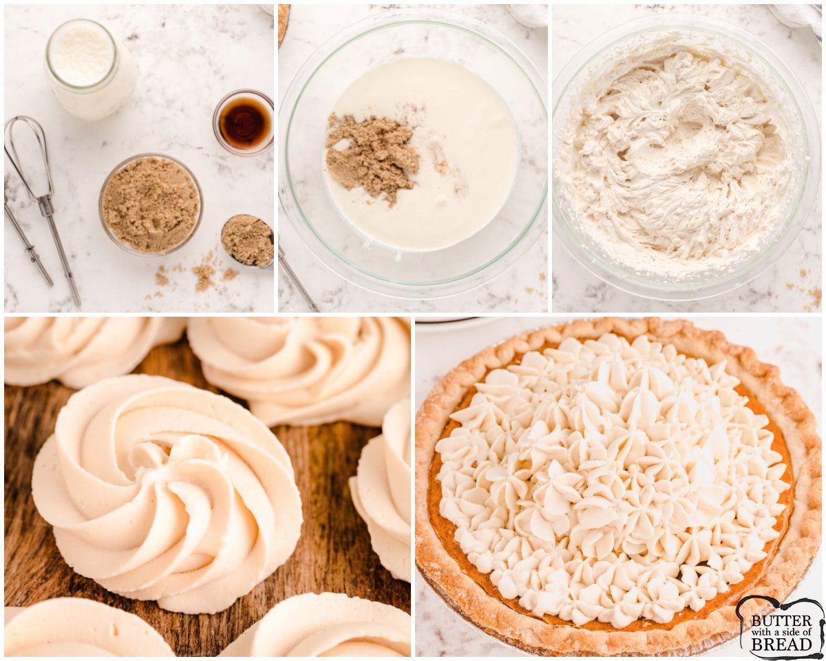 steps to making whipped cream