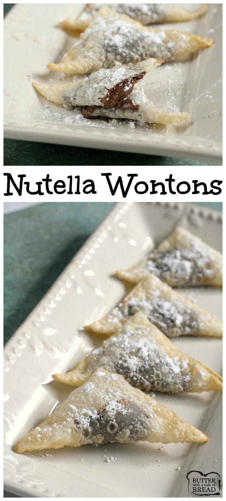 Nutella Wontons - Butter With a Side of Bread