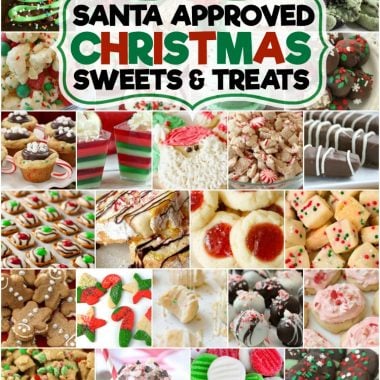 Best collection of Christmas desserts ever- it's even Santa approved! Our Christmas dessert recipes are perfect for holiday parties, cookie exchanges and neighbor goodie plates! 