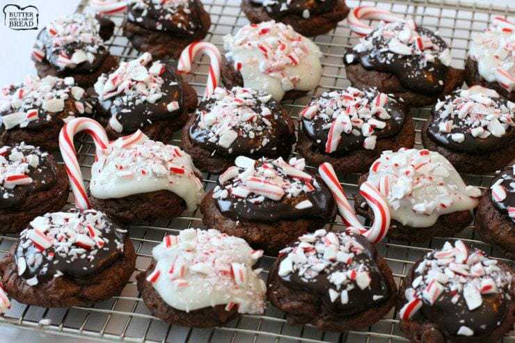 Peppermint Fudge Cookies - Butter With A Side of Bread
