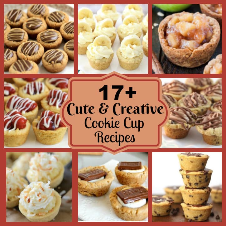 Cookie Cup Recipes are some of my very favorite desserts to make for any gathering! These bite-sized treats are filled with a variety of flavors and are easy to make. They make a good amount, are the perfect bite size treat and are so delicious.