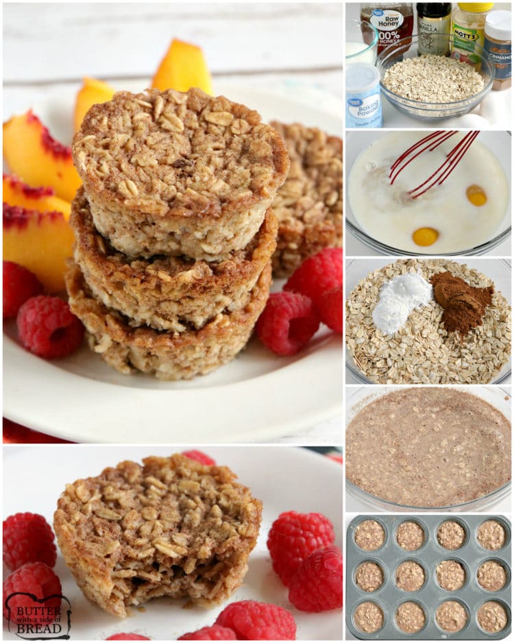 How to make baked oatmeal cups