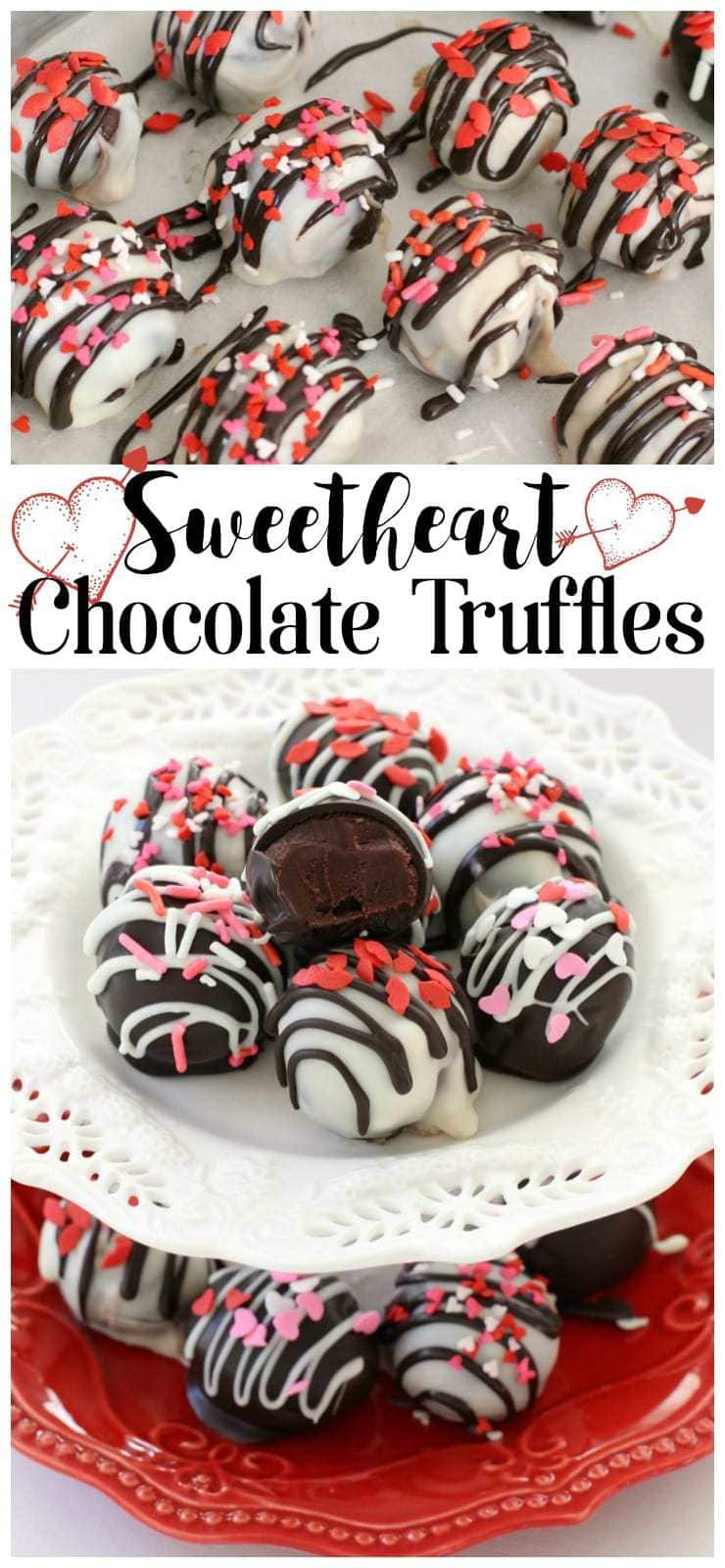 Chocolate Sweetheart Truffles - Butter With A Side of Bread