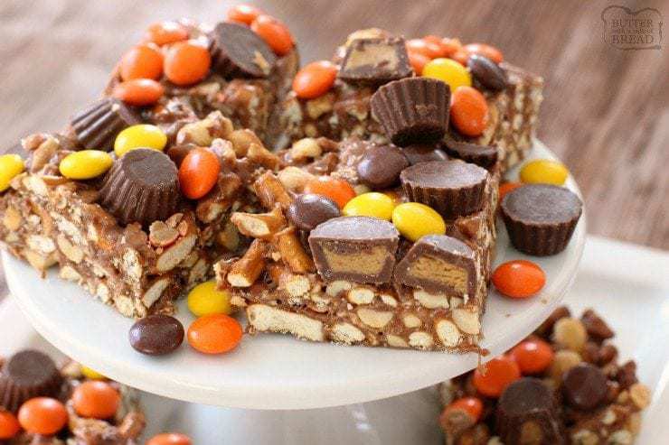 Reese's Pretzel Bars - Butter With A Side of Bread