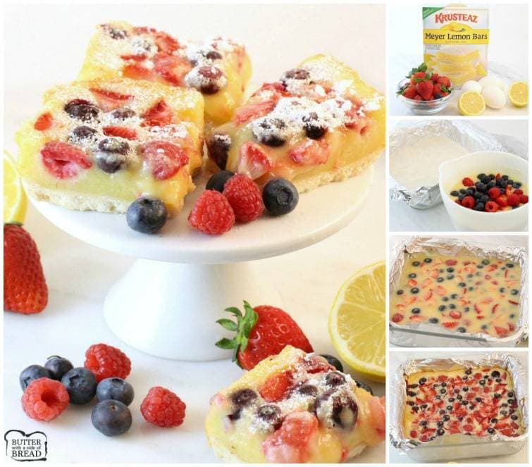 Berry Lemon Bar Recipe - Butter With A Side of Bread
