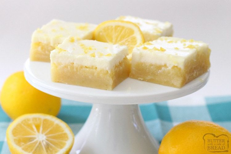 Lemon Butter Bars are simple to make, and everyone who tries them will love the three refreshing layers of bright, sweet flavor!
