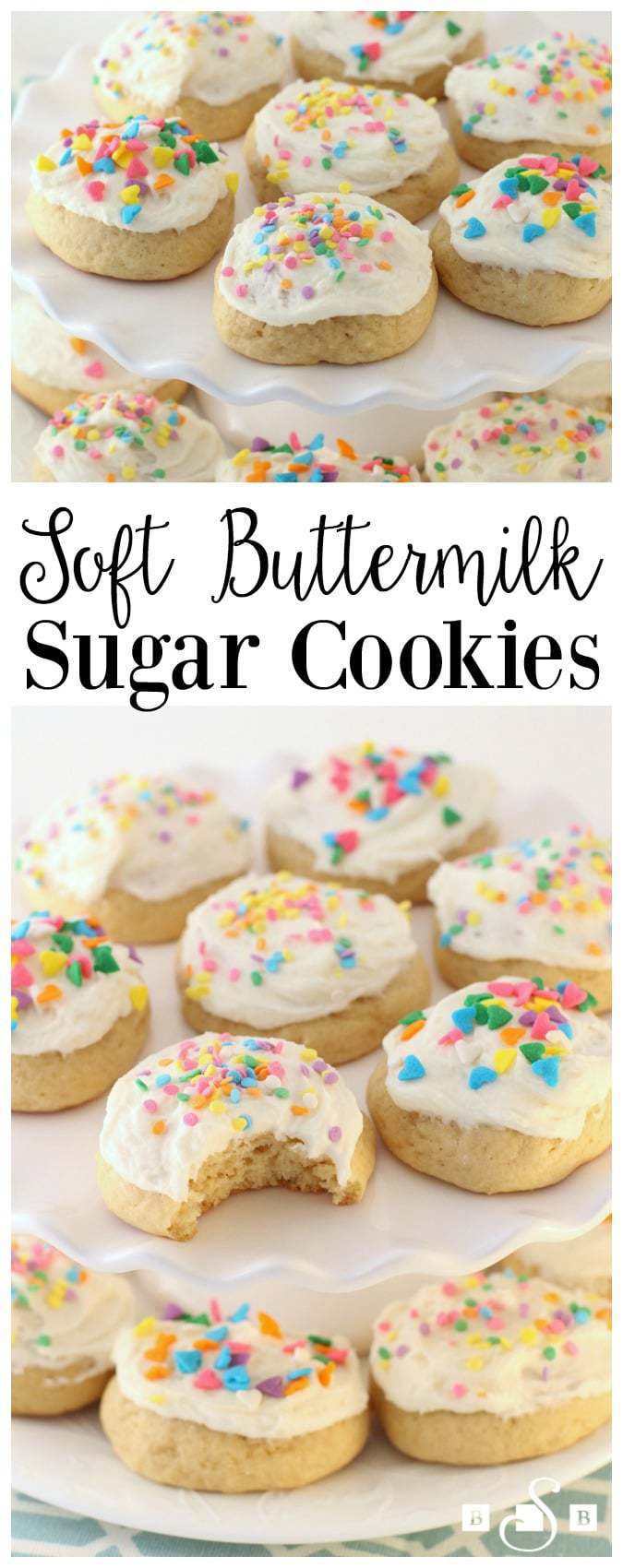 Buttermilk Sugar Cookies are every sugar cookie lovers' dream come true! This sugar cookie with buttermilk creates the most soft and delicious treat and they are so easy to make too! 