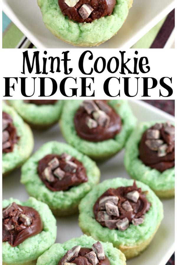 Mint Cookie Fudge Cups - Butter With A Side of Bread
