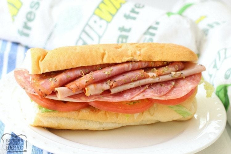 Cherry Italian Cream Sodas with Subway's new Italian Hero Sandwich ~ Butter With A Side of Bread