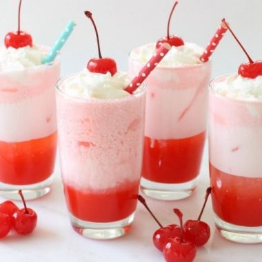 Cherry Italian Cream Sodas ~ Butter With A Side of Bread